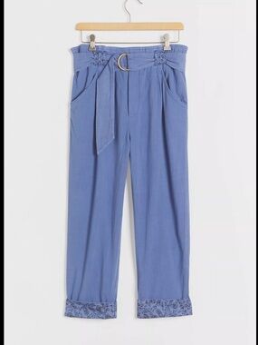 Anthropologie Waist Belted Pants